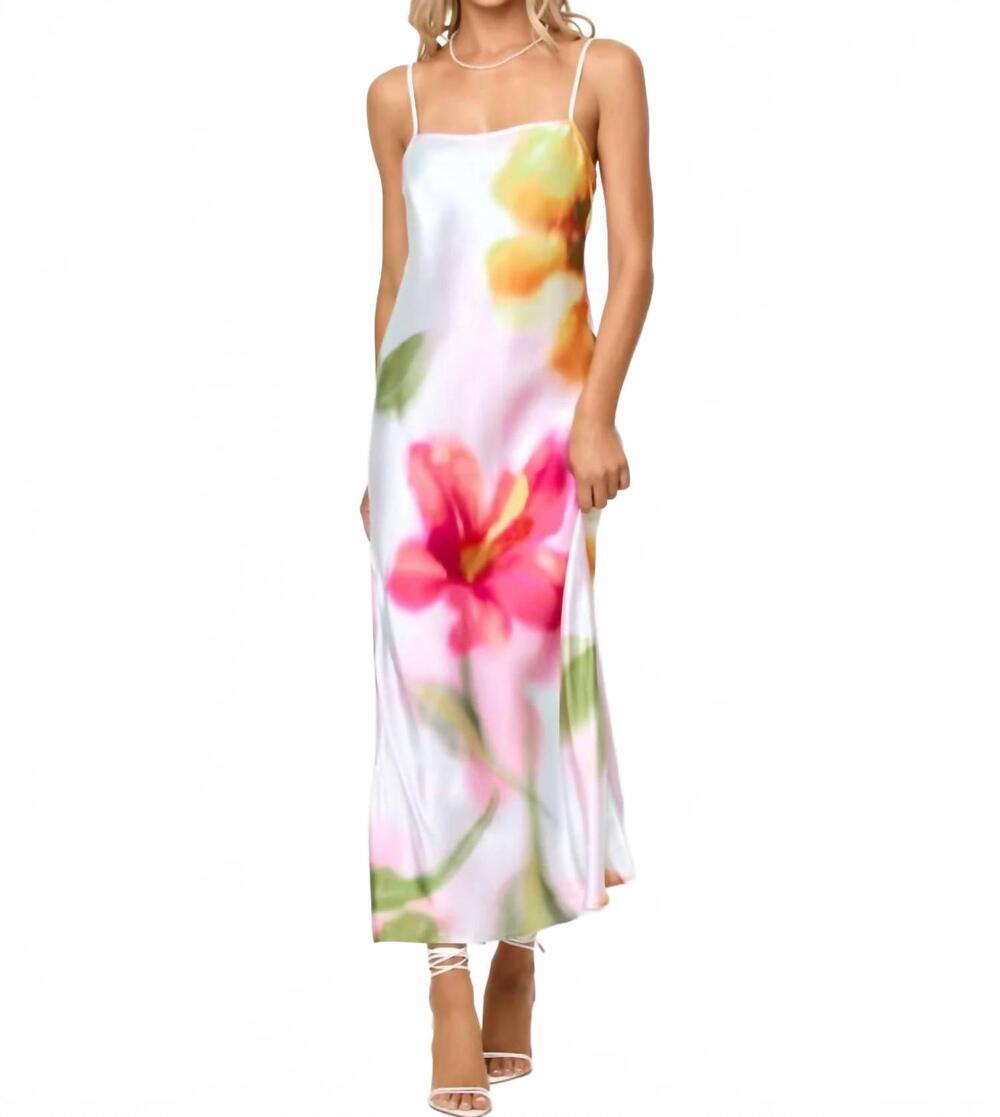 NEW L*SPACE gabby maxi dress in soft focus floral